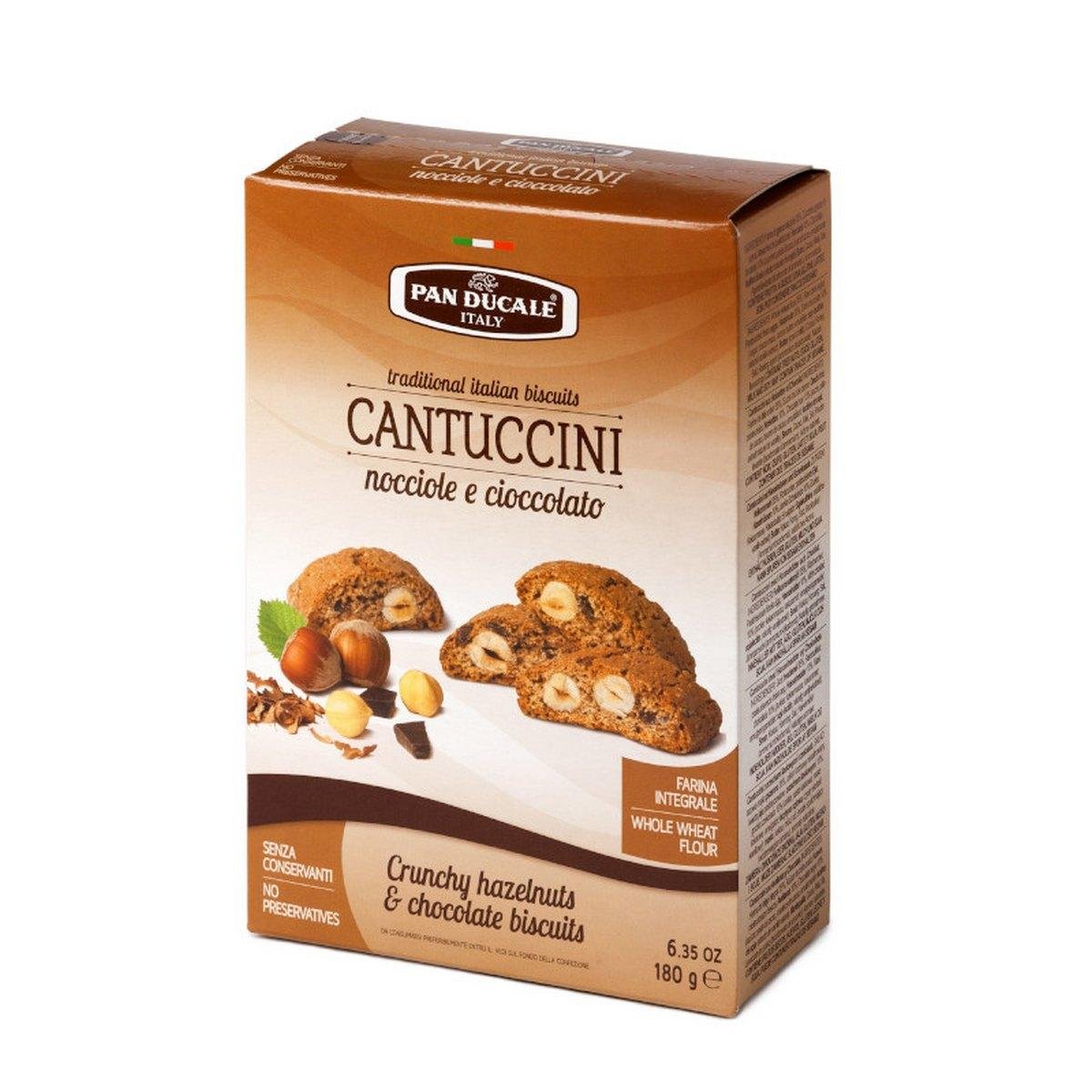 Ciasteczka cantuccini z czekoladą i orzechami