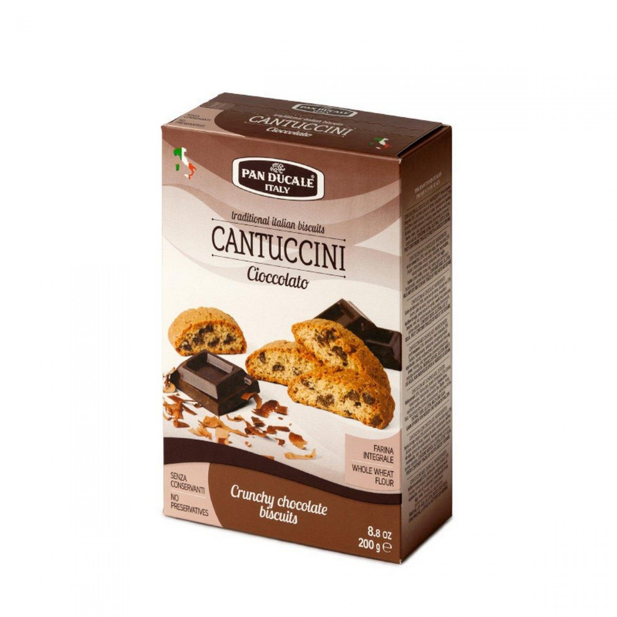 Ciasteczka cantuccini z czekoladą