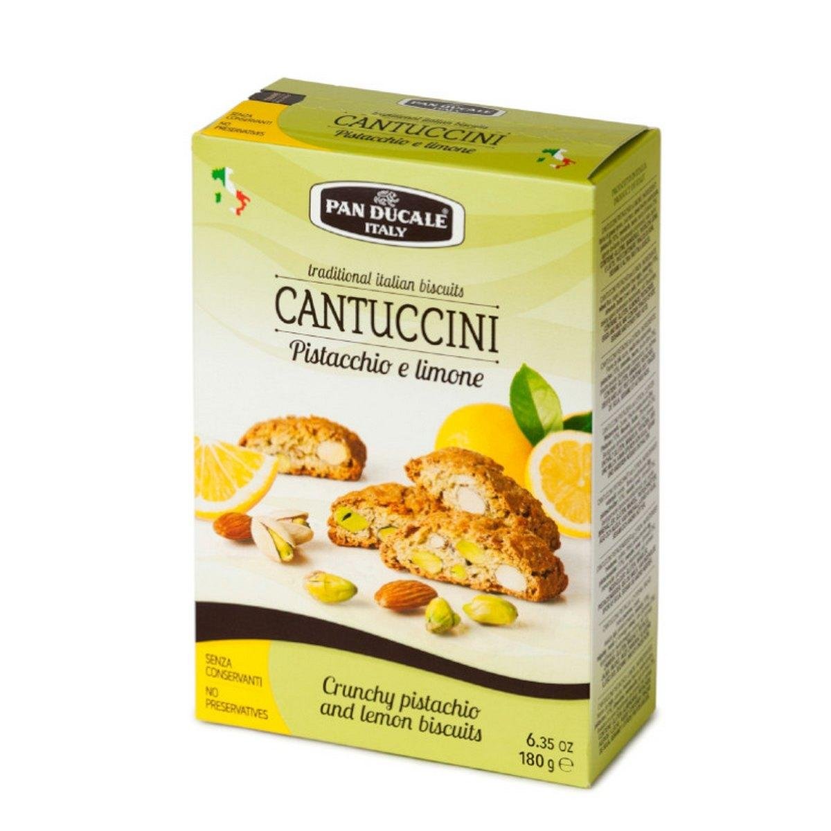 Ciasteczka cantuccini z pistacjami i cytryną